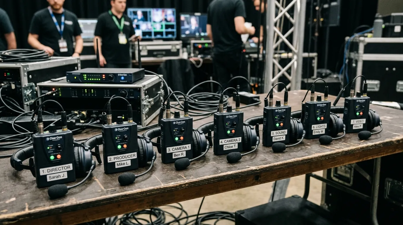 Set de Comunicaciones para Producción de TV