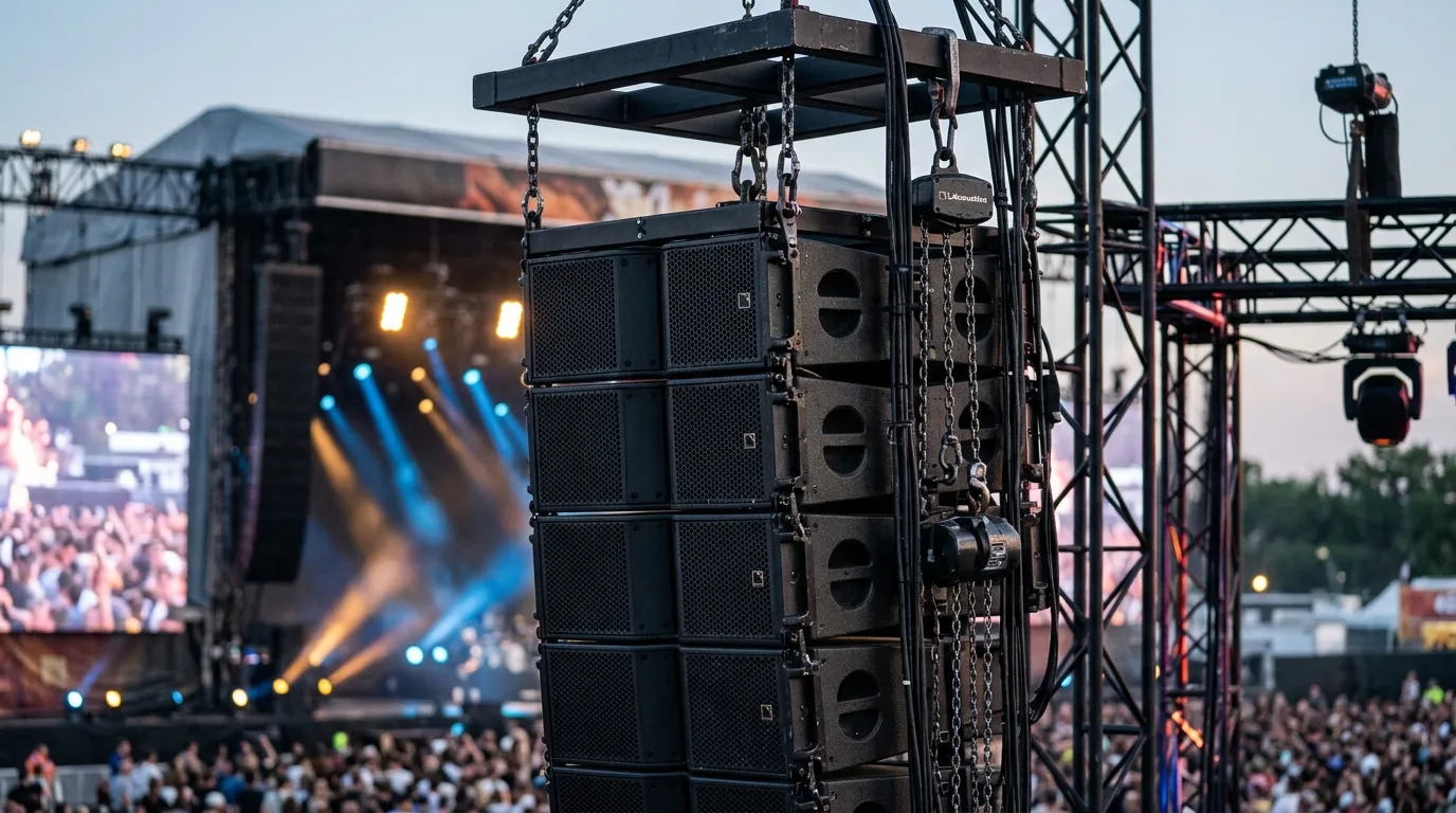 LineArray para Escenarios Grandes