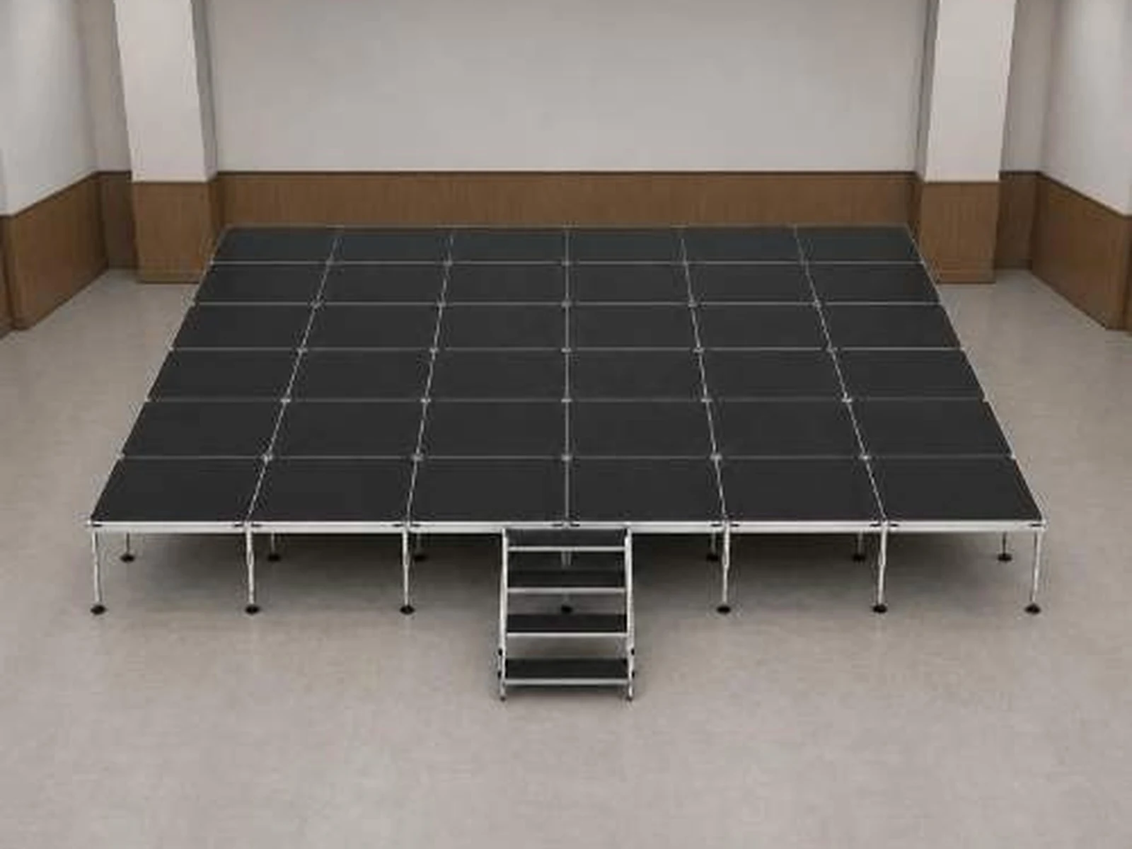 Vista 33 de Set Escenario 12x6 Metros con Escalera Optux