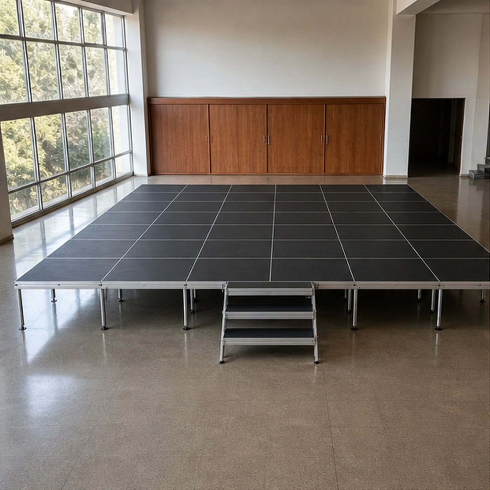 Vista 14 de Set Escenario 12x7 Metros con Escalera Optux
